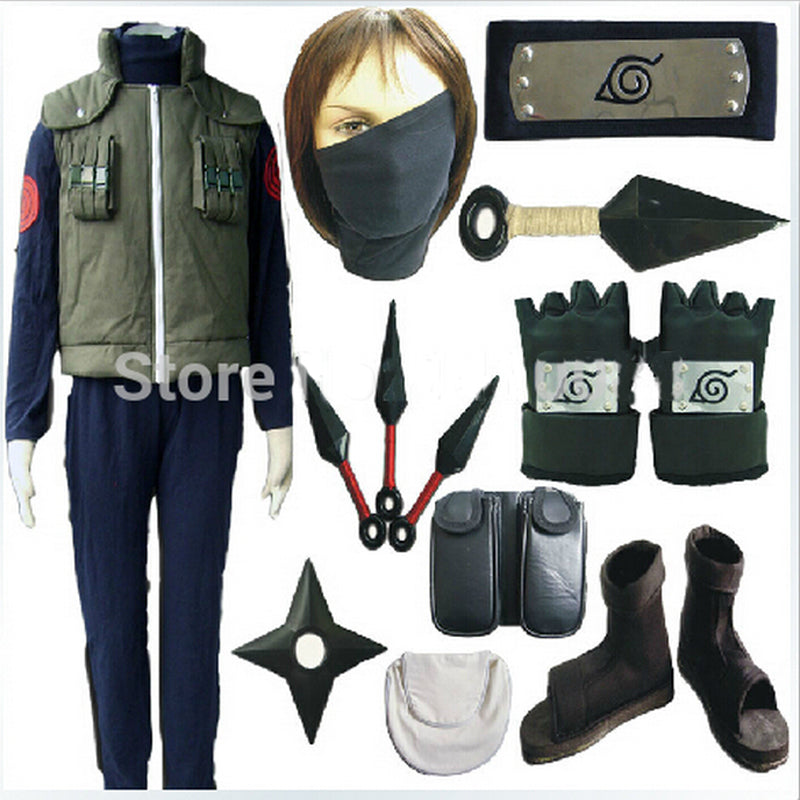 Naruto Hatake Kakashi Cosplay Costume