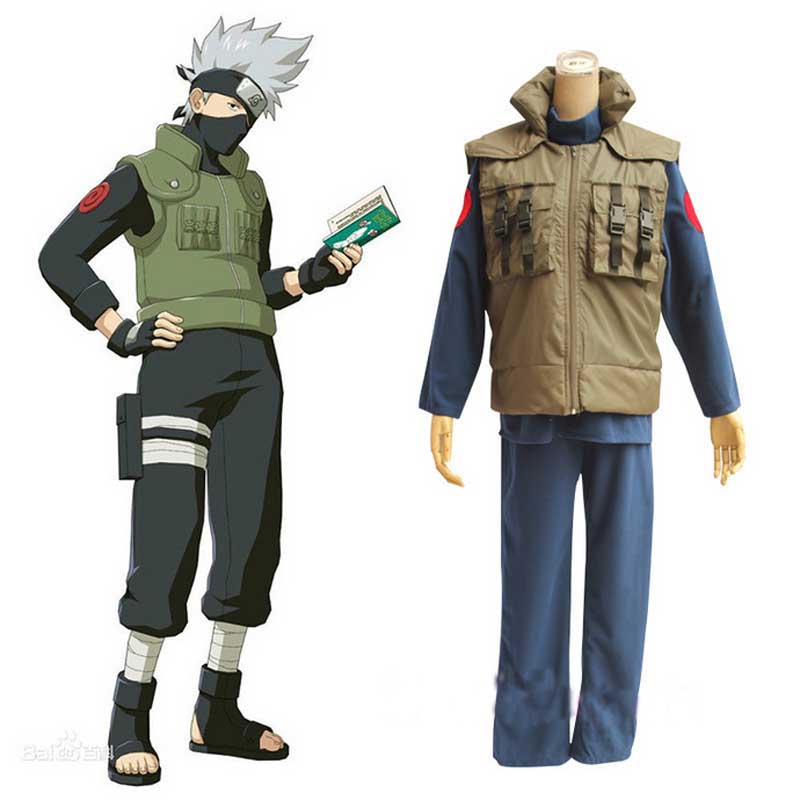 Naruto Hatake Kakashi Cosplay Costume