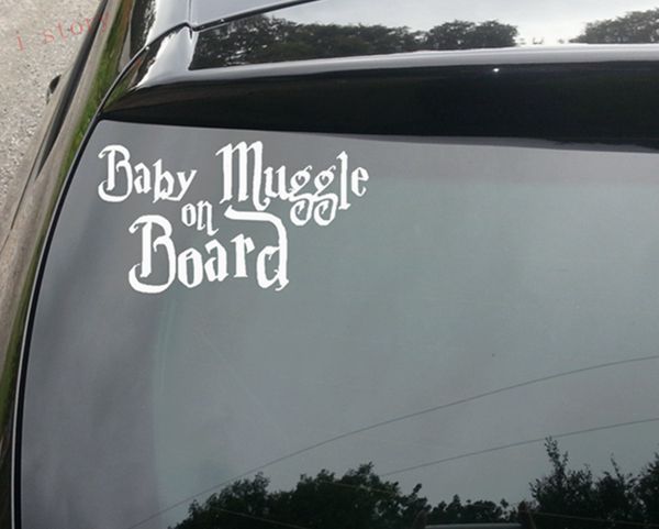 Baby Muggle on Board Decal Sticker