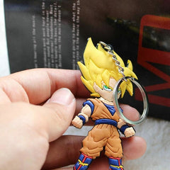 Dragon Ball z Action Figures Keychain