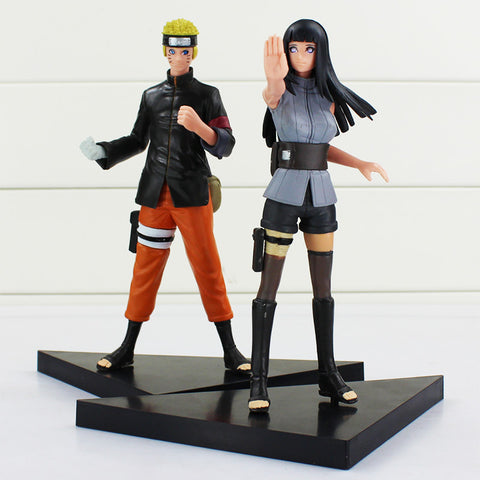 Uzumaki Naruto + Hyuga Hinata PVC Action Figures