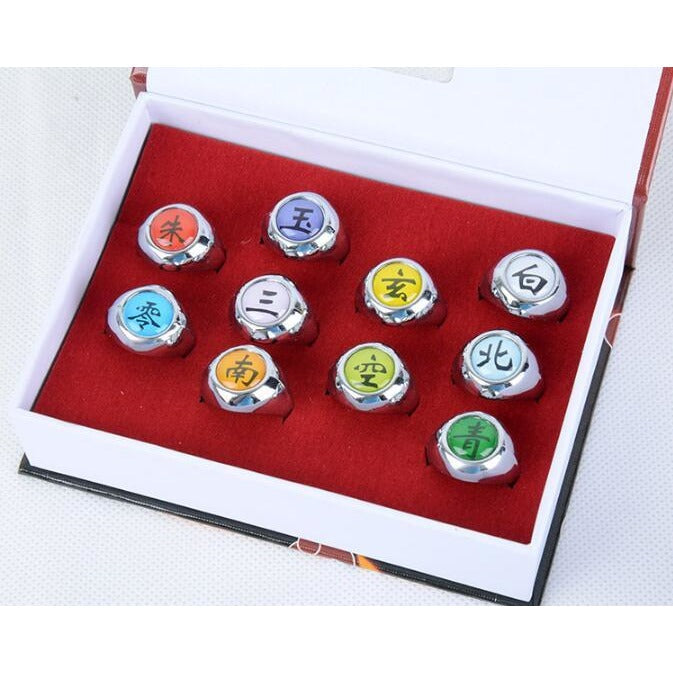 NARUTO COSPLAY Akatsuki Member Rings