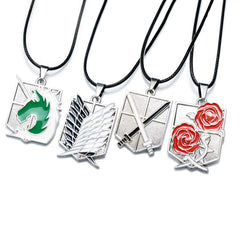 Attack on Titan Military Division Necklaces