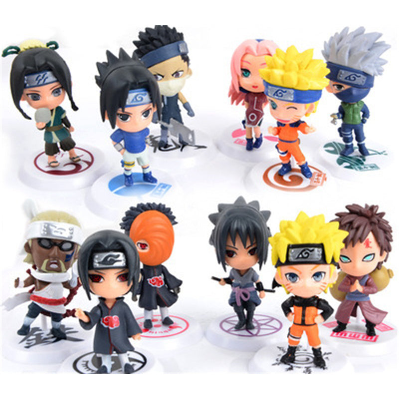 6pcs/set Anime Naruto Action Figures