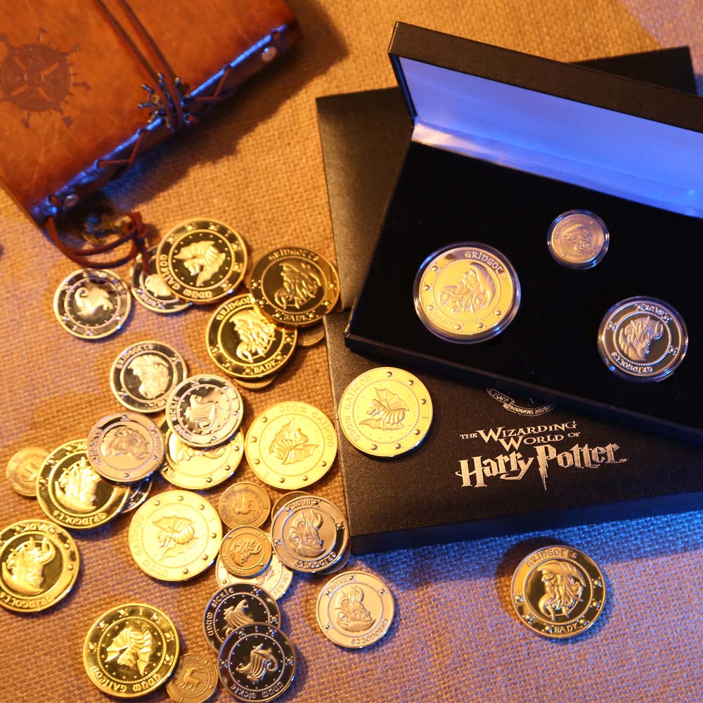 Harry potter Gringotts Bank Coin Collection 3pcs/set