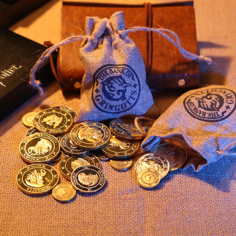 Harry potter Gringotts Bank Coin Collection 3pcs/set