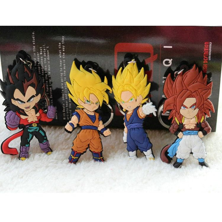 Dragon Ball z Action Figures Keychain