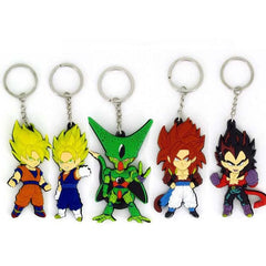 Dragon Ball z Action Figures Keychain