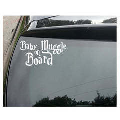 Baby Muggle on Board Decal Sticker